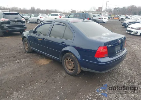 2002 Volkswagen Jetta Gl из США, поврежденный, VIN 3VWRK69M62M037898